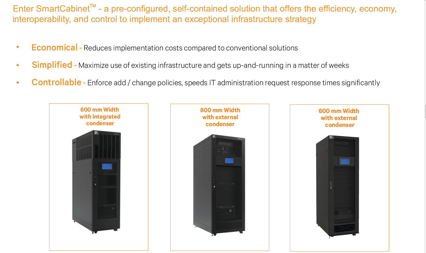 Vertiv Smart Cabinet Intelligent, Integrated Containment For IT ...